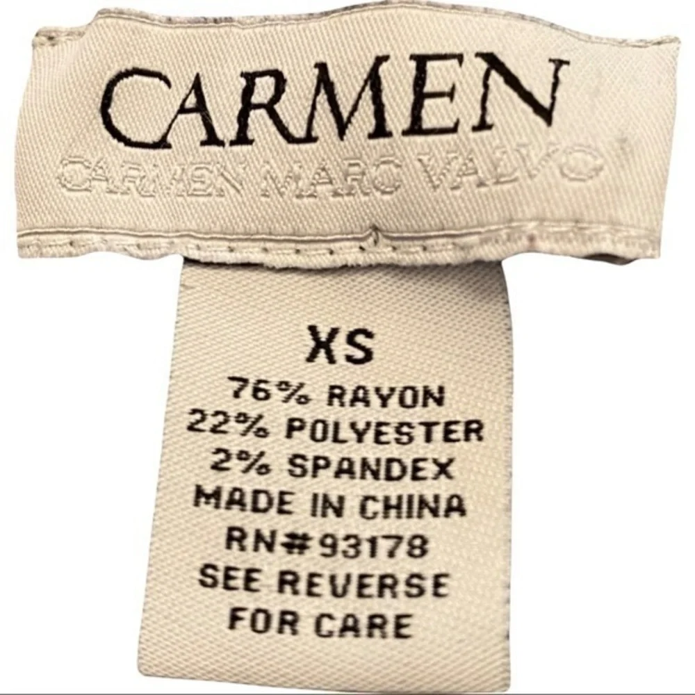 CARMEN MARC VALVO WOMENS SIZE XS